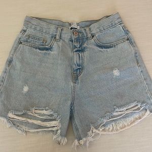 Denim shorts